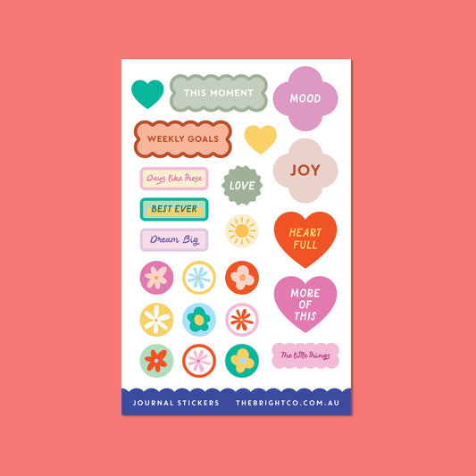 Journal Sticker Sheet