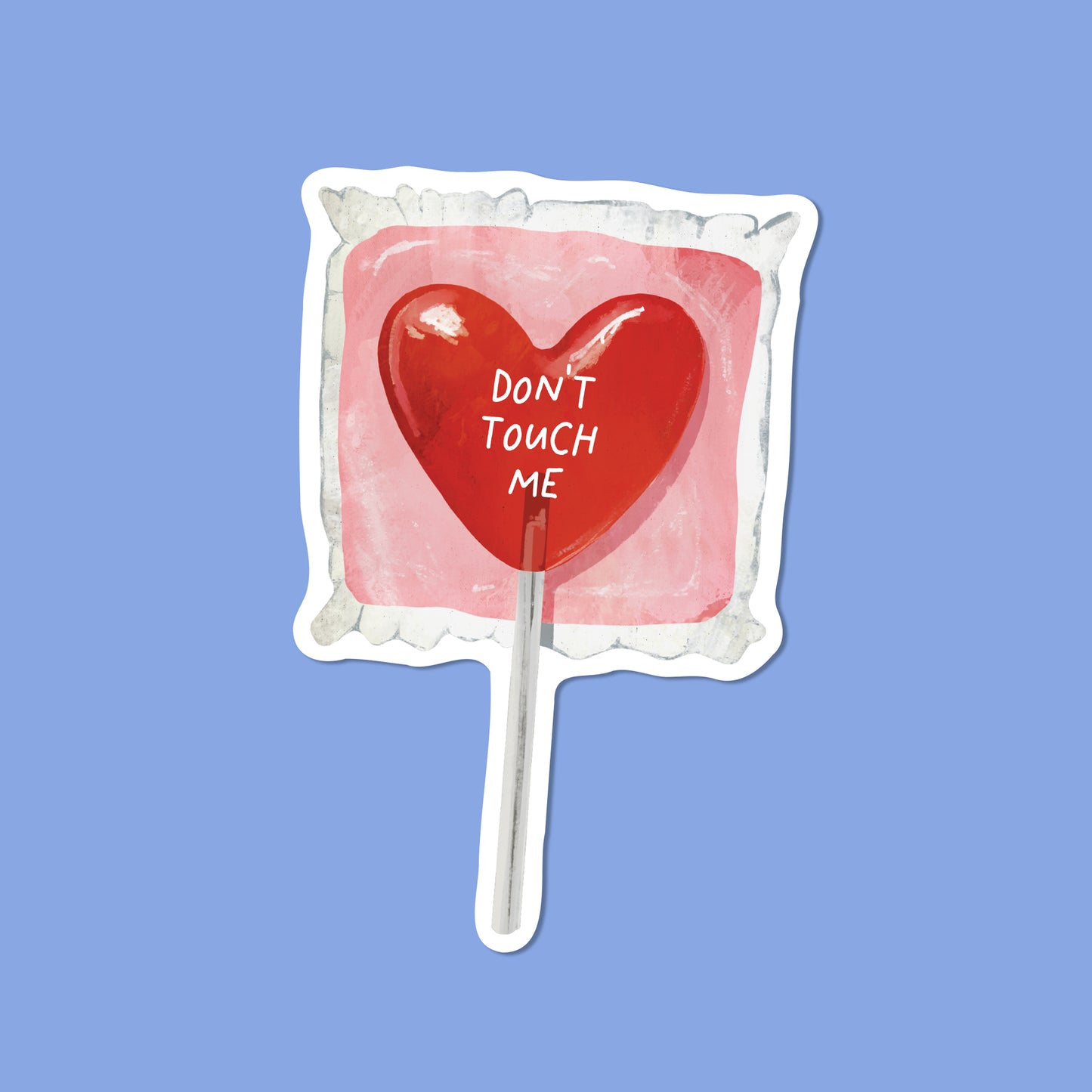 Don't Touch Me Vinyl Sticker