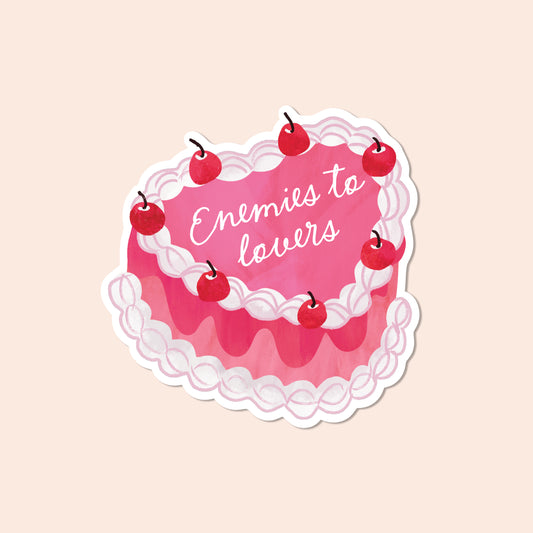 Enemies to lovers Vinyl Sticker