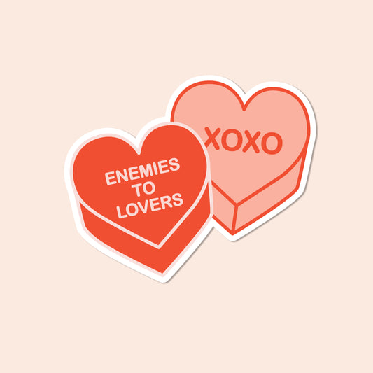 Enemies to lovers, XOXO Vinyl Stickers