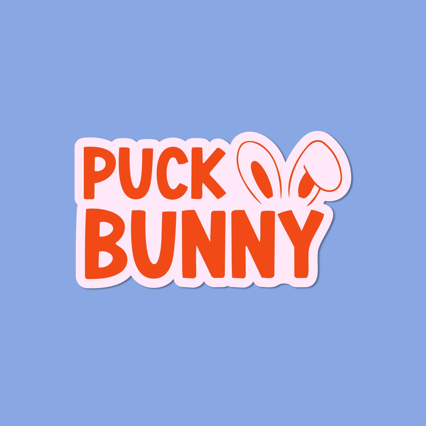 Puck bunny Vinyl Sticker