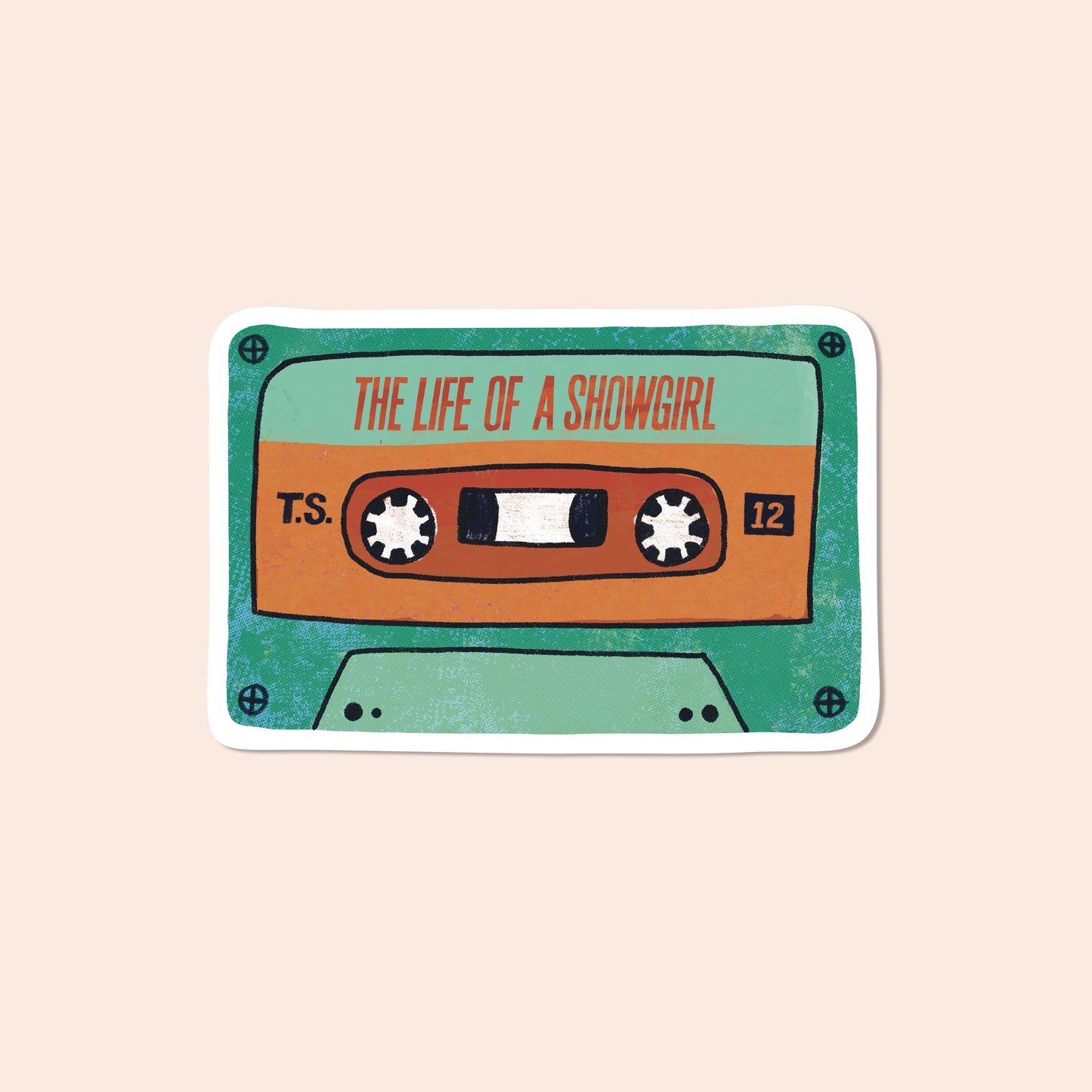 Life of a Showgirl Vinyl Sticker