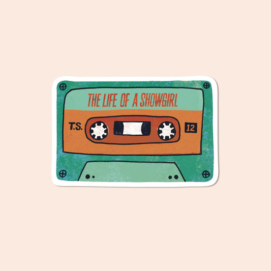 Life of a Showgirl Vinyl Sticker