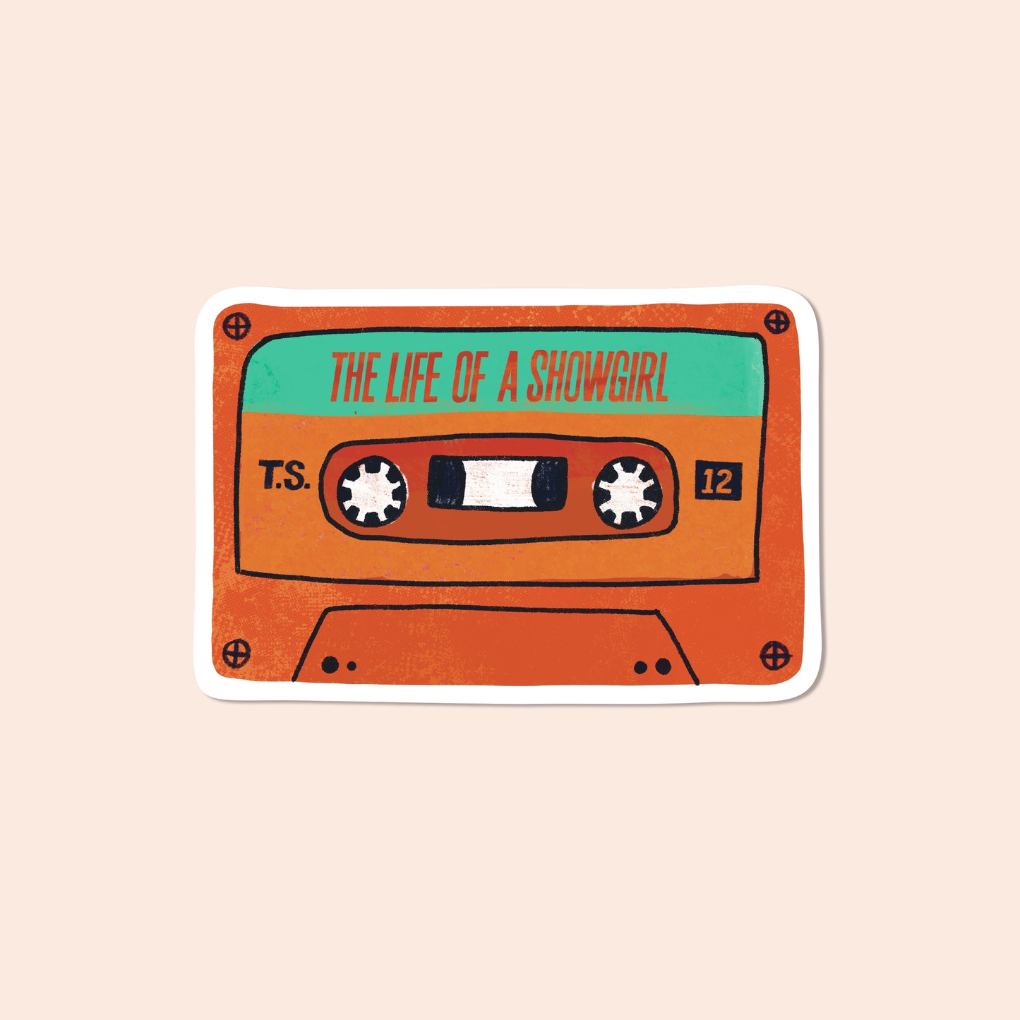 Life of a Showgirl Vinyl Sticker