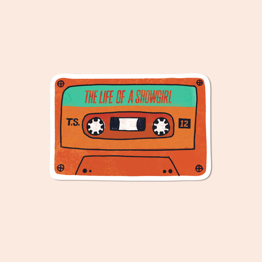 Life of a Showgirl Vinyl Sticker
