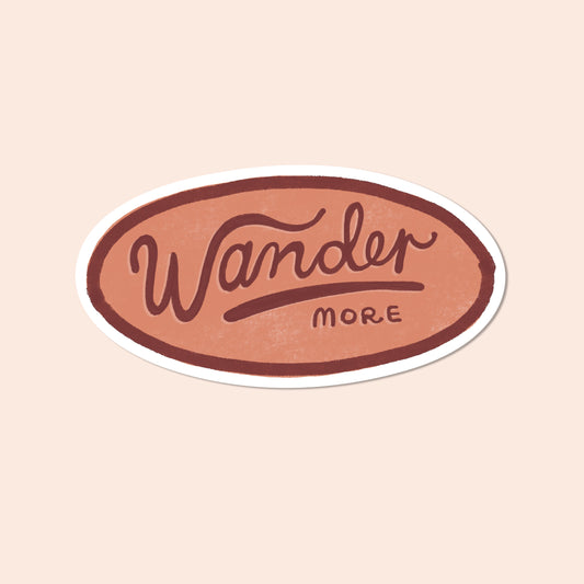 Wonder More Vinyl Sticker