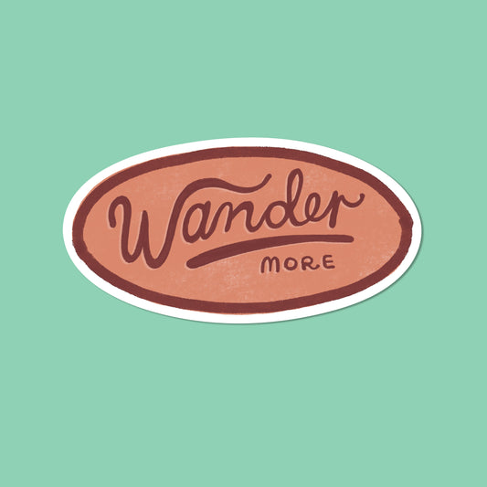 Wonder More Vinyl Sticker
