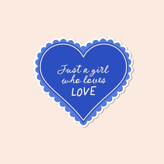 Love Love Vinyl Sticker