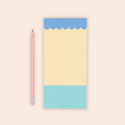 Wave Notepad Blue