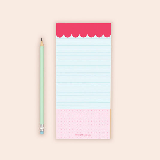Wave Notepad Pink
