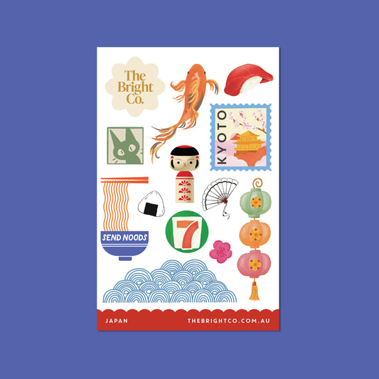 Japan Koi Sticker Sheet