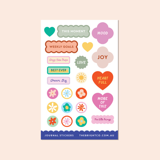 Journal Sticker Sheet