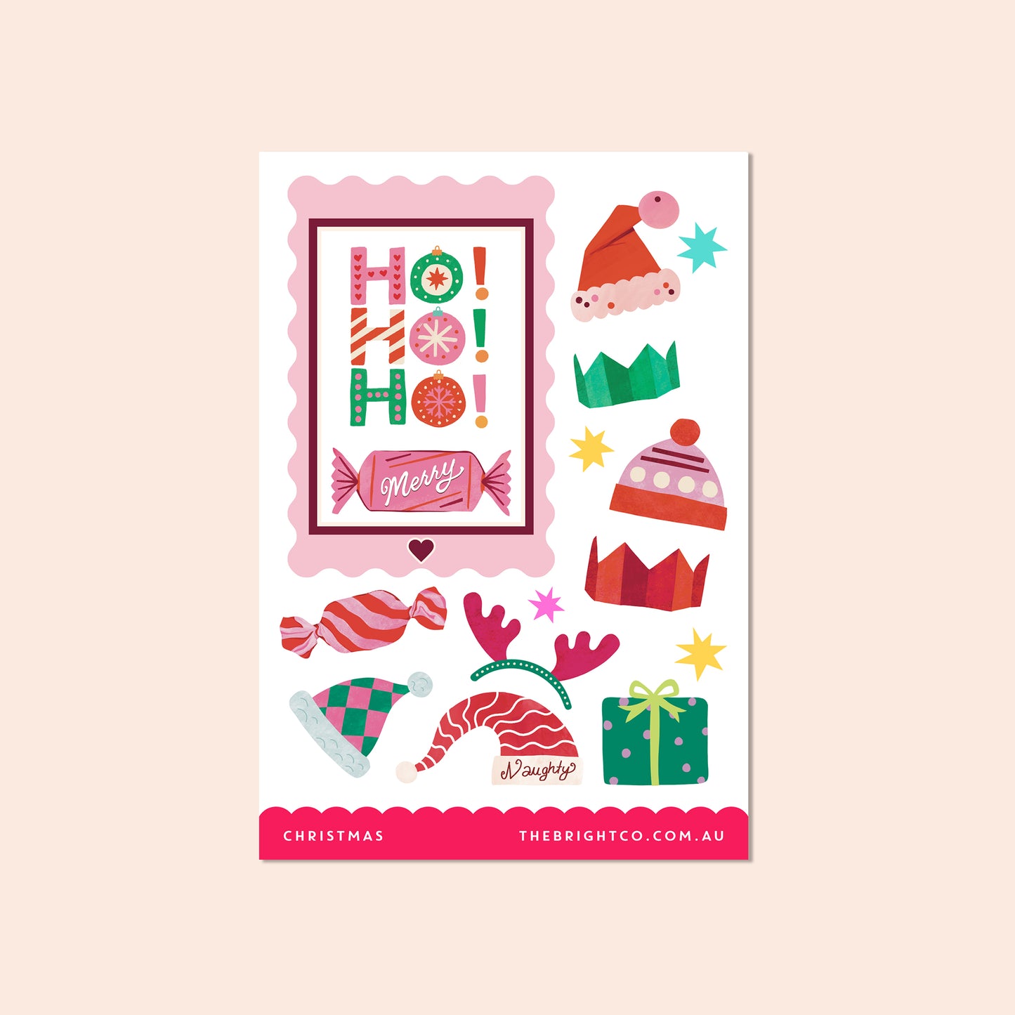 Christmas Sticker Sheet