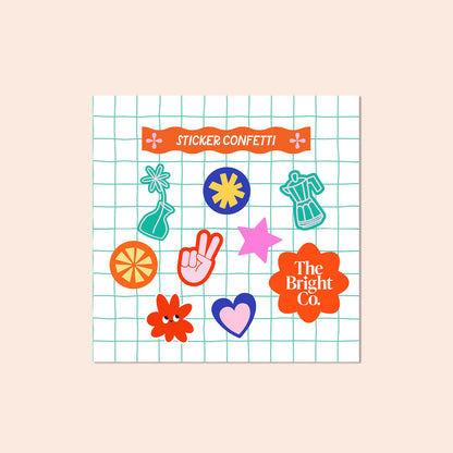 Sticker Confetti Peace