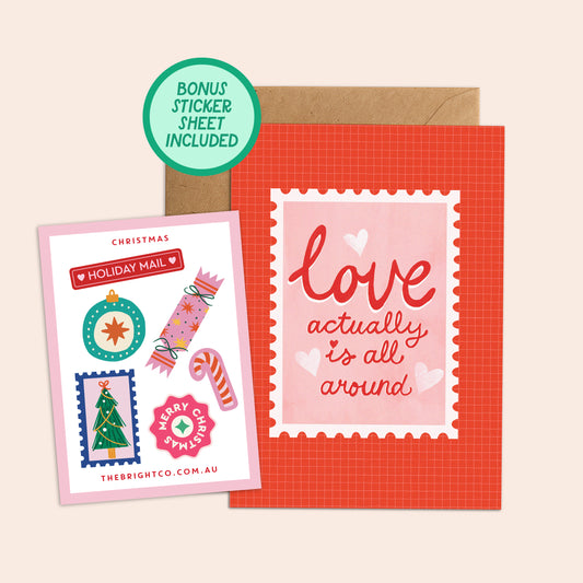 Love Actually is All Around Greeting Card