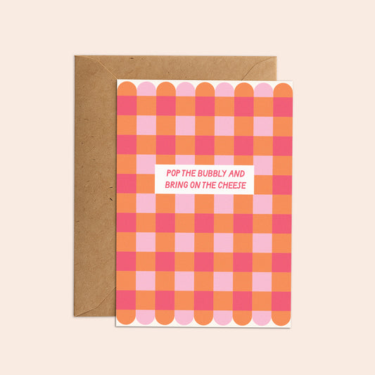 Pop The Bubbles Greeting Card