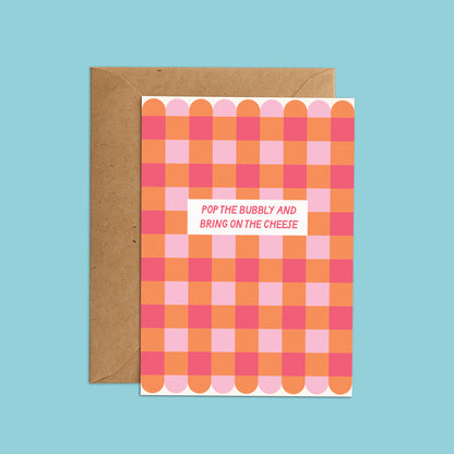 Pop The Bubbles Greeting Card