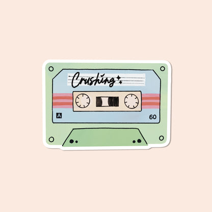 Crushing Mixtape Vinyl Sticker
