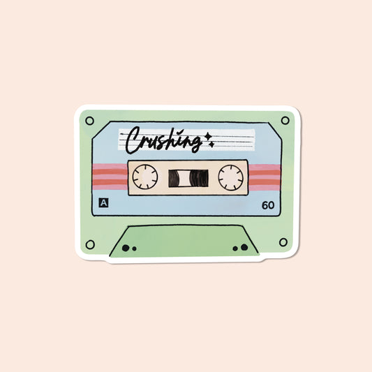 Crushing Mixtape Vinyl Sticker