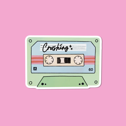 Crushing Mixtape Vinyl Sticker