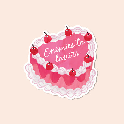 Enemies to lovers Vinyl Sticker