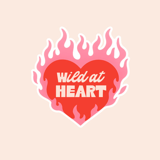 Wild at Heart Vinyl Sticker