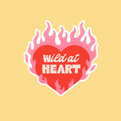 Wild at Heart Vinyl Sticker