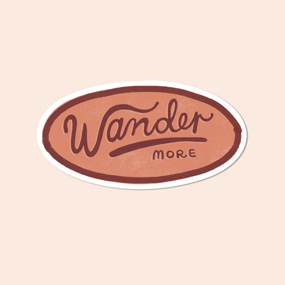 Wonder More Vinyl Sticker