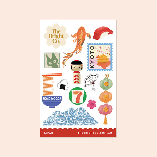 Japan Koi Sticker Sheet